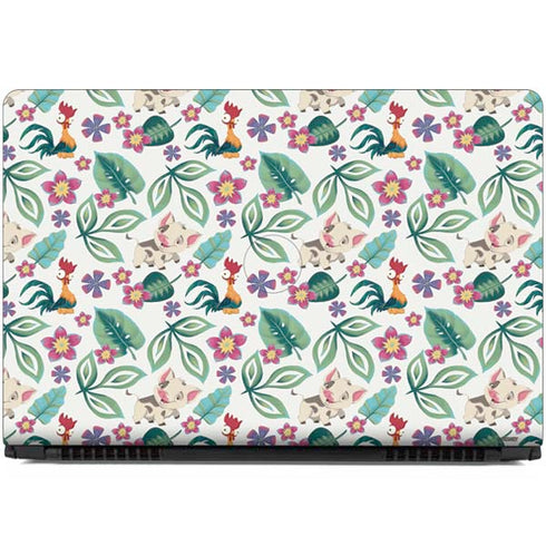 Disney Princess Moana Pua and Heihei Pattern Dell Inspiron Skin